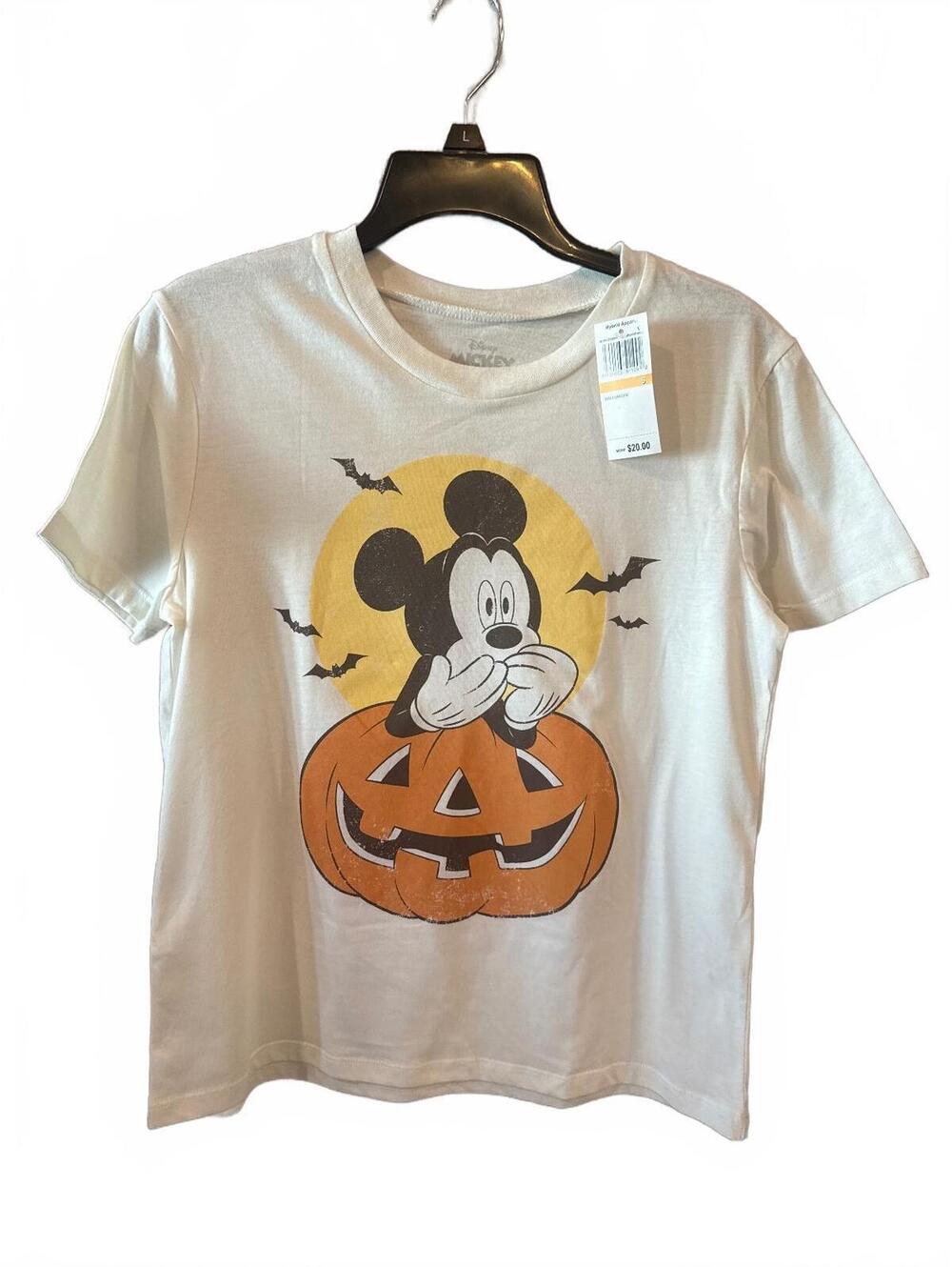 Disney Mickey Mouse Halloween Graphic T-Shirt Size Small